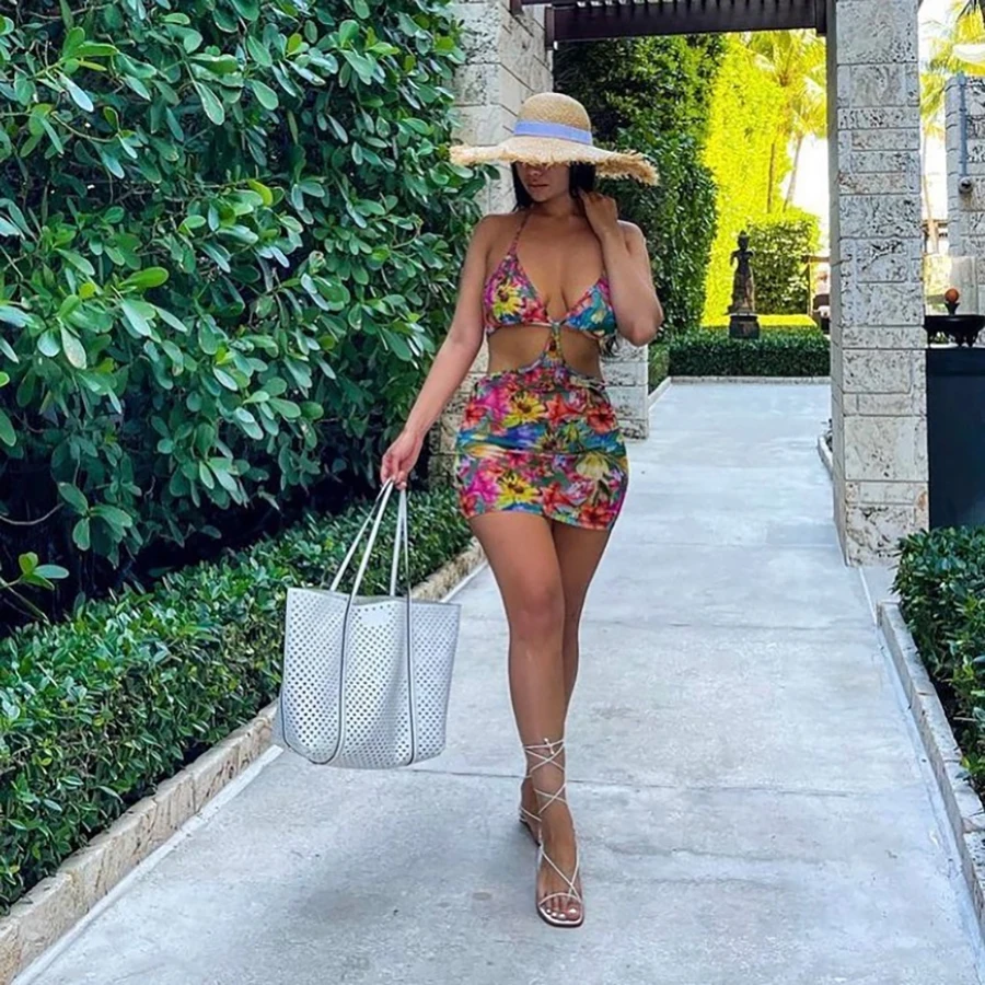 Kliou K21D01312 Skinny dresses for women in summer 2021 Halter Hot Solid Hollow out printing Mini Dress For
Kliou K21D01312 Skinny dresses for women in summer 2021 Halter Hot Solid Hollow out printing Mini Dress For