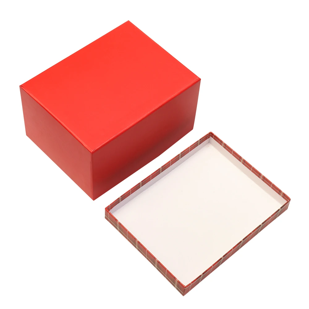 christmas red special paper cover box holiday custom logo candy