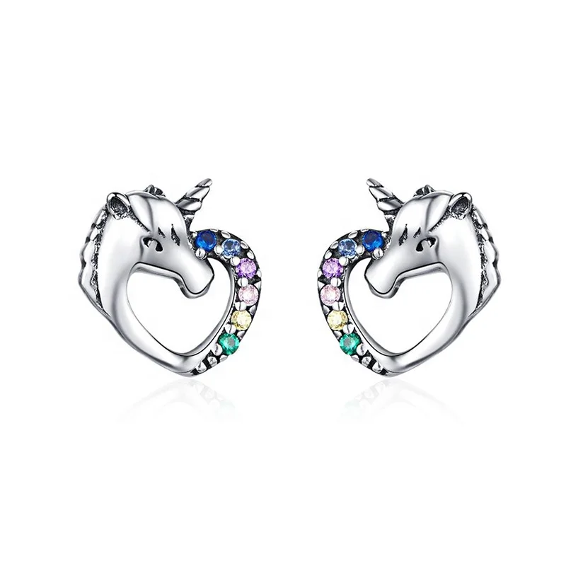 GT04 Dazzling Unicorn Licorne Stud Earrings for Women Girl Cute sterling silver 925 jewellery
GT04 Dazzling Unicorn Licorne Stud Earrings for Women Girl Cute sterling silver 925 jewellery