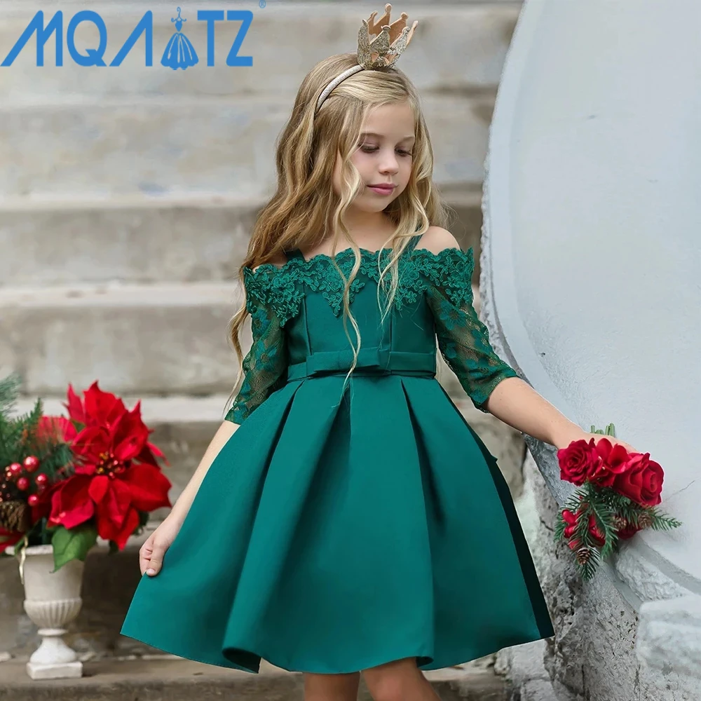 MQATZ New Design Lace Long Sleeves Baby Girl Princess Dress Kids Girls Birthday Party Wear Dresses, Green,white,pink ,red,marron
MQATZ New Design Lace Long Sleeves Baby Girl Princess Dress Kids Girls Birthday Party Wear Dresses, Green,white,pink ,red,marron