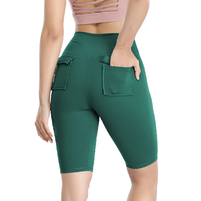 High waist Women's Tight-fitting Quick-drying pants running hip-lifting with pocket yoga shorts women, 5 color
High waist Women's Tight-fitting Quick-drying pants running hip-lifting with pocket yoga shorts women, 5 color