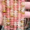 Loose gemstone 2019 wholesale natural stone beads watermelon tourmaline beads for jewelry making