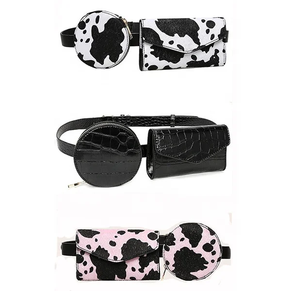 New Design Cow Printing Purses Fashion Chest Pocket Women Faux Suede Leather Waist Bag
New Design Cow Printing Purses Fashion Chest Pocket Women Faux Suede Leather Waist Bag