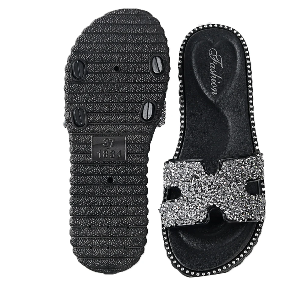 women Slippers Diamond Sandals Fashion Slide No Slip Designer Crystal Rhinestone Glitter sandals for Lady
women Slippers Diamond Sandals Fashion Slide No Slip Designer Crystal Rhinestone Glitter sandals for Lady