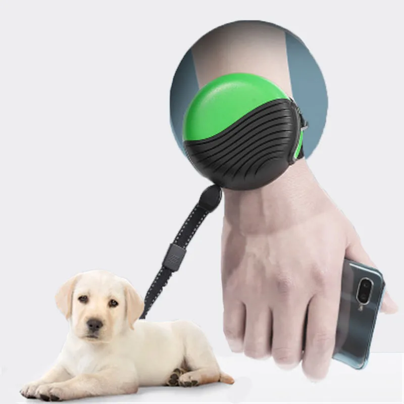 

Wrist Pet Handsfree Traction Rope Telescopic Topes Auto Retractable Dog Ropes Pet Dogs Dual Pet Leash Rope, Colorful
