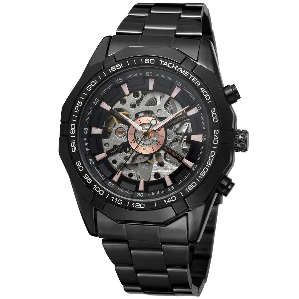 Hot Sale FORSINING Luxury Gold Stainless Steel Automatic Wrist Watch Men Mechanical Skeleton Watch Relogio Masculino
Hot Sale FORSINING Luxury Gold Stainless Steel Automatic Wrist Watch Men Mechanical Skeleton Watch Relogio Masculino