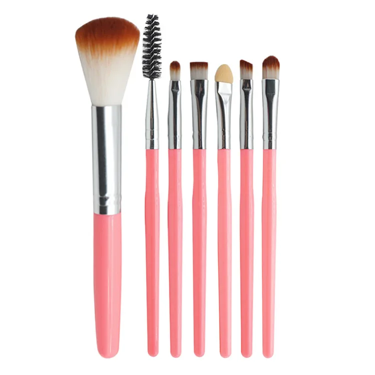 Portable makeup brush set fiber hair eye shadow brush KOL beauty tool 7pcs face brush sets, As picture
Portable makeup brush set fiber hair eye shadow brush KOL beauty tool 7pcs face brush sets, As picture