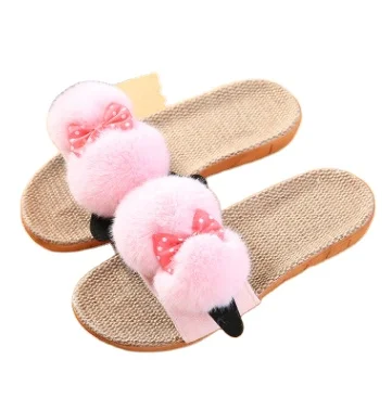 Summer fashion new cute cartoon linen slippers women home indoor antiskid breathable slippers, As picture
Summer fashion new cute cartoon linen slippers women home indoor antiskid breathable slippers, As picture