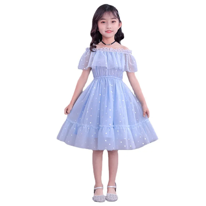 Girl's dress summer 2021 new dress pure color children's skirt princess skirt foreign style girl baby dress, Pink, light blue
Girl's dress summer 2021 new dress pure color children's skirt princess skirt foreign style girl baby dress, Pink, light blue