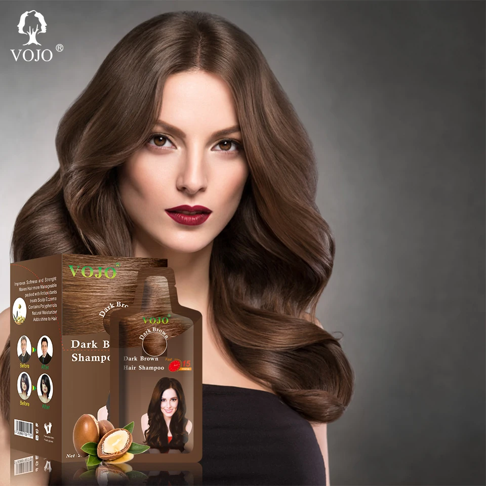 VOJO ISO GMPC certification hairdye shampoo for black long lasting for 2 months, Five colors
VOJO ISO GMPC certification hairdye shampoo for black long lasting for 2 months, Five colors