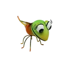 New product garden rusty iron metal insect ornament decoration items