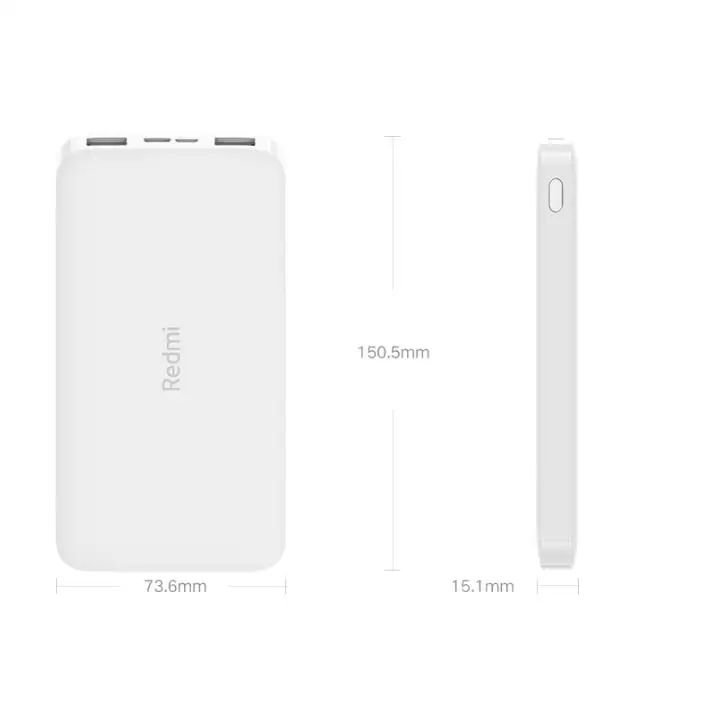 New Xiaomi Redmi Mi Power Bank 10000mAh Original Portable Powerbank Universal Charger Micro-USB USB-C 2 type
New Xiaomi Redmi Mi Power Bank 10000mAh Original Portable Powerbank Universal Charger Micro-USB USB-C 2 type