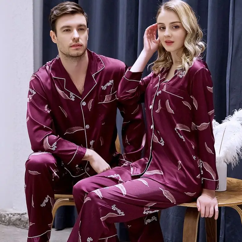 Wholesale Fashion custom cotton women's sleepwear nightwear clothes long sleeve autumn China wholesale couple pajamas, Color can customized
Wholesale Fashion custom cotton women's sleepwear nightwear clothes long sleeve autumn China wholesale couple pajamas, Color can customized
