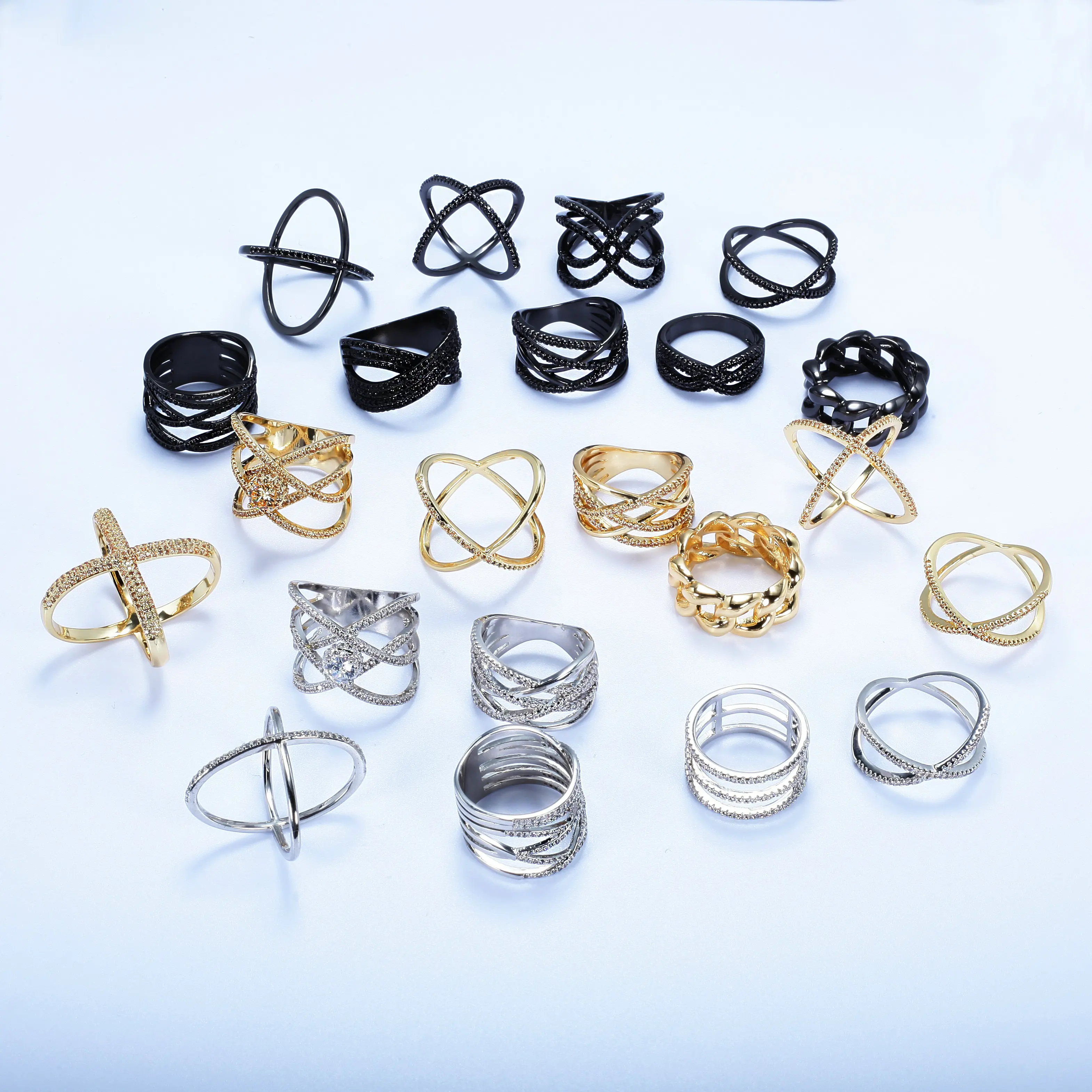 Wholesale Trendy Luxury CZ Cubic Zirconia Jewelry Rings Gold Plated Fashion Women Ring
Wholesale Trendy Luxury CZ Cubic Zirconia Jewelry Rings Gold Plated Fashion Women Ring