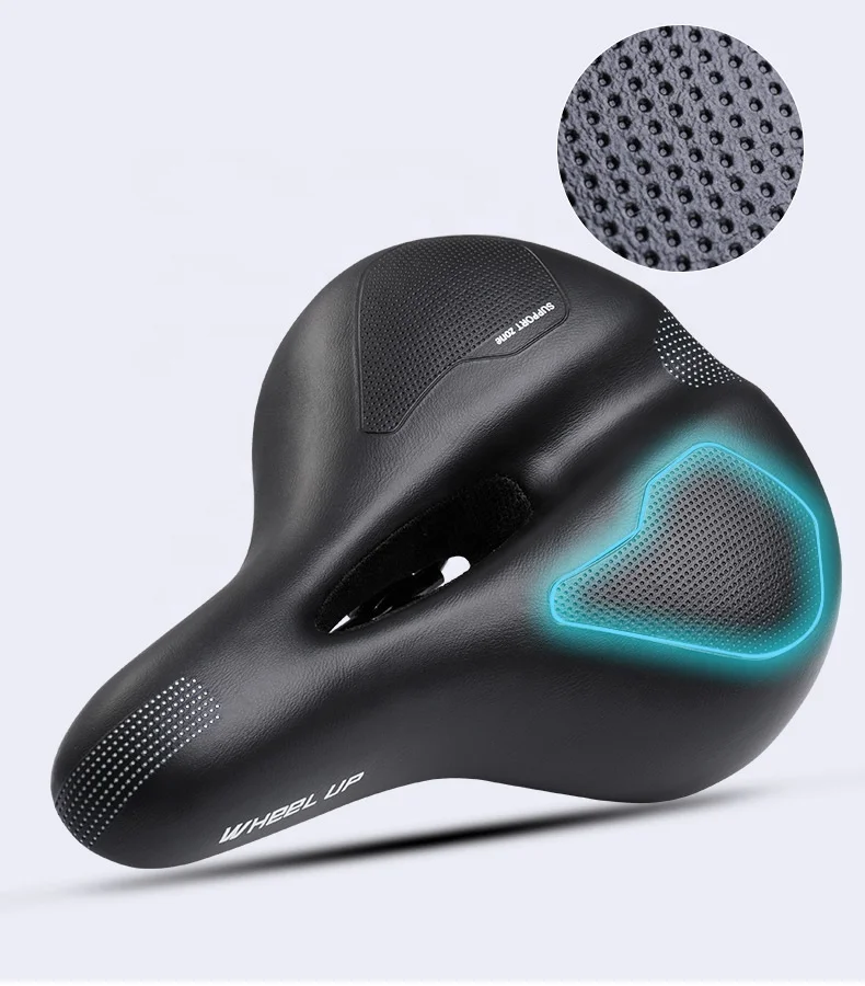 WHEEL UP Extra Soft Padding Shock Absorb Anti-slip Anti-tearing Bicycle Bike Saddle Seat Cushion For Women&Men, Black/green, black/blue, black/red, black/white
WHEEL UP Extra Soft Padding Shock Absorb Anti-slip Anti-tearing Bicycle Bike Saddle Seat Cushion For Women&Men, Black/green, black/blue, black/red, black/white