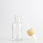 Glass Ml 20 Fancy Small Child Proof White Black Essential Oil Glass Bottle 10 Ml 20 ML 30 Ml With Droppers