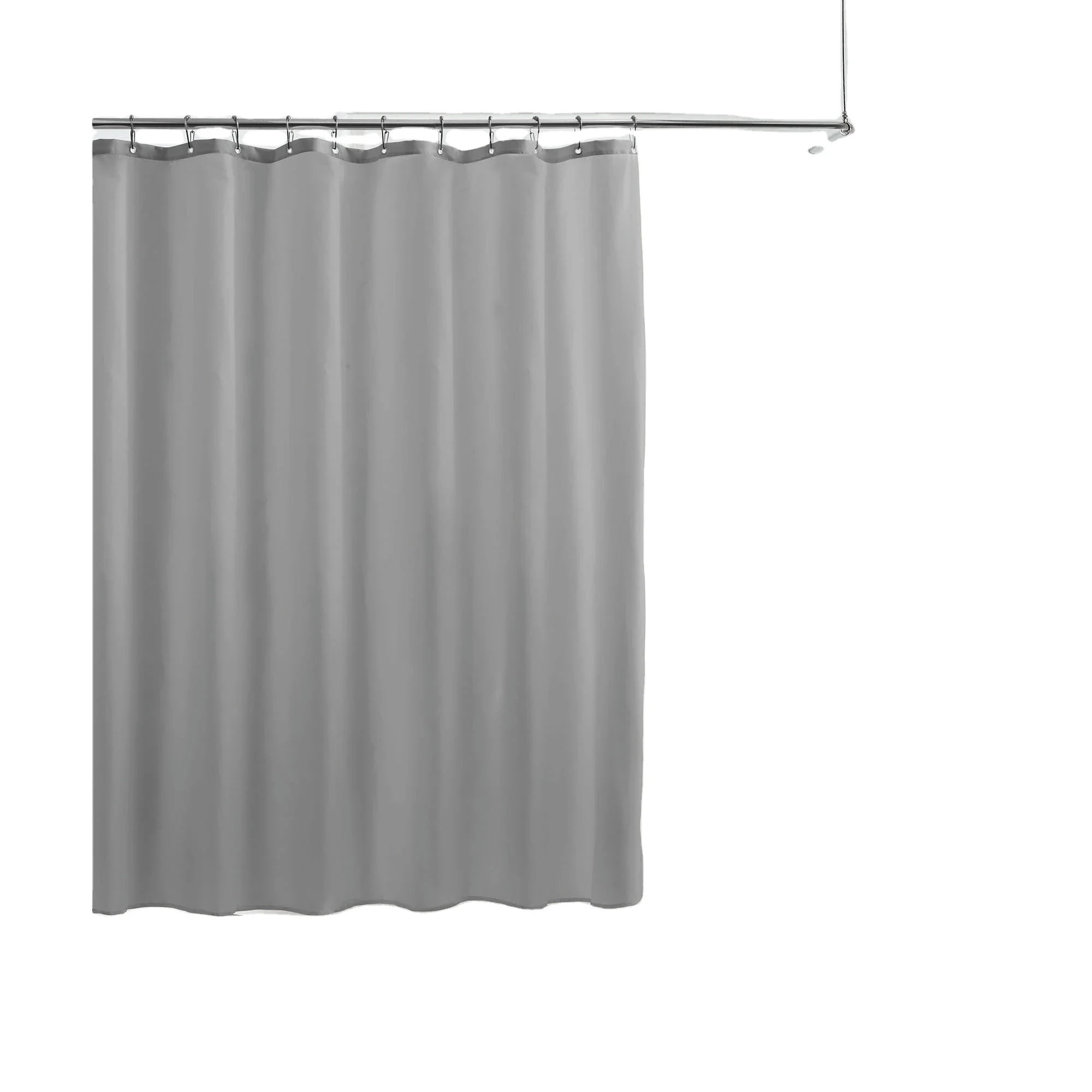 Basic plain Solid color shower curtain polyester Grey or Ivory waterproof fabric shower curtain liner
Basic plain Solid color shower curtain polyester Grey or Ivory waterproof fabric shower curtain liner