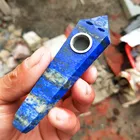 Natural crystal hand carving quarts crystal weed smoking pipes