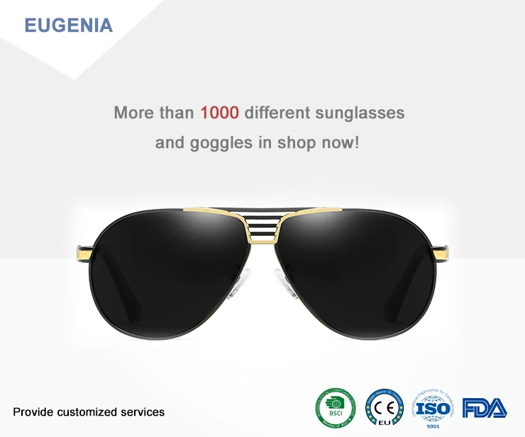 EUGENIA 2020 Wholesale Multicolor classic customized logo fashion unisex glasses