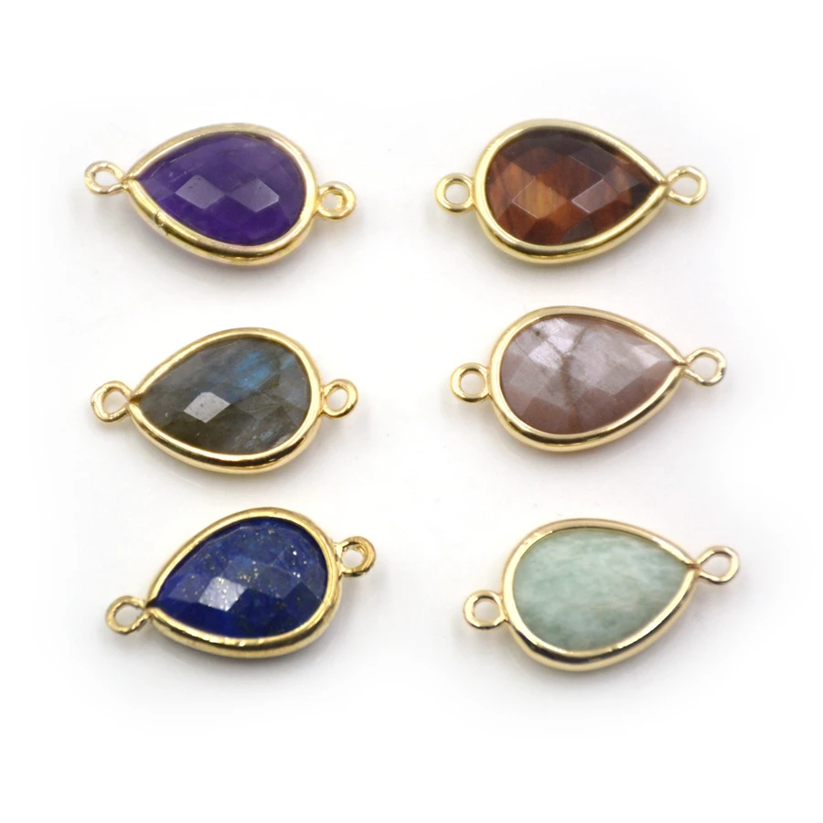Natural Chess Cut Drop Shape Quartz Gemstone Charms Colors Stone Jewelry Pendant Crystal Beads Connector for Bracelets Making, Gold natural pendant
Natural Chess Cut Drop Shape Quartz Gemstone Charms Colors Stone Jewelry Pendant Crystal Beads Connector for Bracelets Making, Gold natural pendant