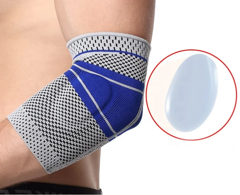 Nylon Silicone Anti-slip Elbow Brace Sports Elbow Sleeve Compression Arm Support, Grey
Nylon Silicone Anti-slip Elbow Brace Sports Elbow Sleeve Compression Arm Support, Grey