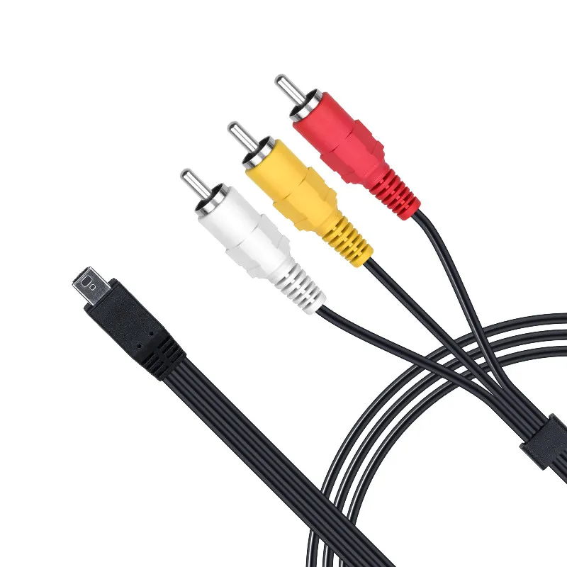 Hongdak 6PIN 3RCA AVC-DC400ST AV Cable Adapter for Canon Camera 1.5M - ANKUX.COM