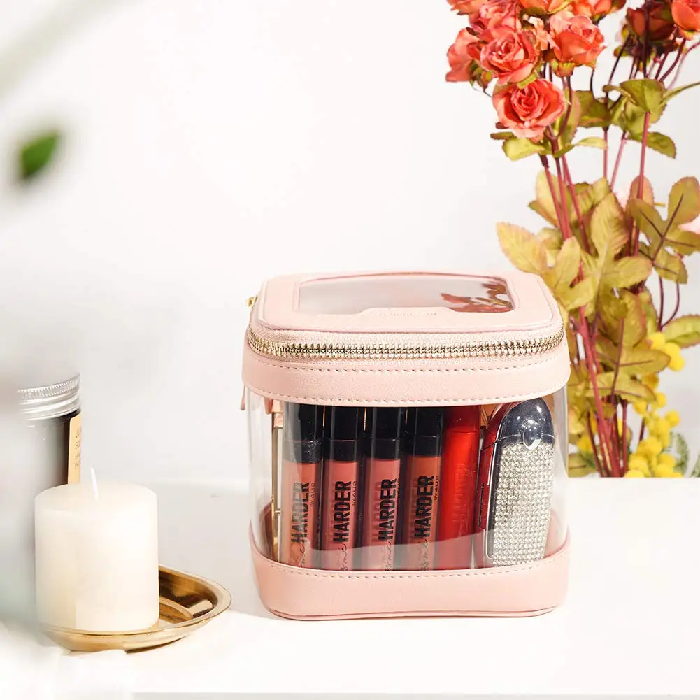 Rownyeon 2021 Best Hot Selling Custom Logo Private Label Clear Travel Makeup Bag Pouch, Pink
Rownyeon 2021 Best Hot Selling Custom Logo Private Label Clear Travel Makeup Bag Pouch, Pink