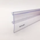 Hiplastics manufacture custom supermarket promotional price ticket tag label holder shelf talker transparent