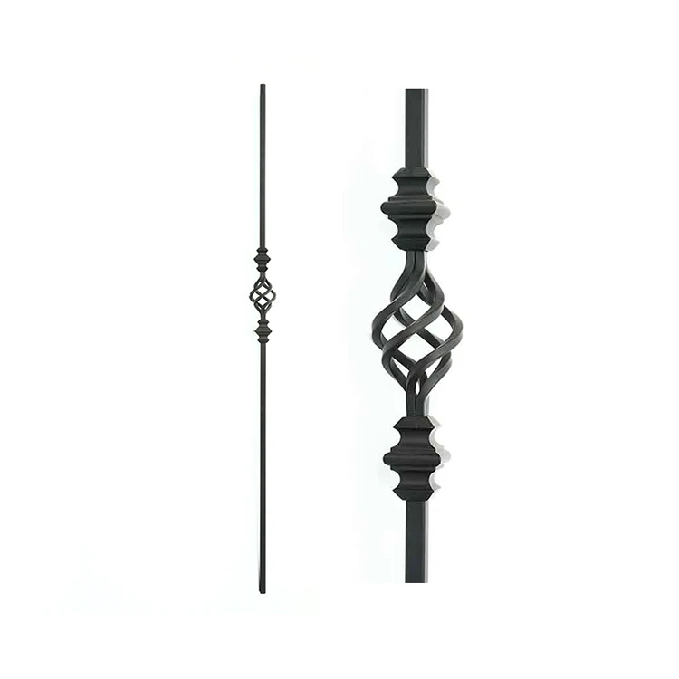 Interior decoration staircase modern iron railings