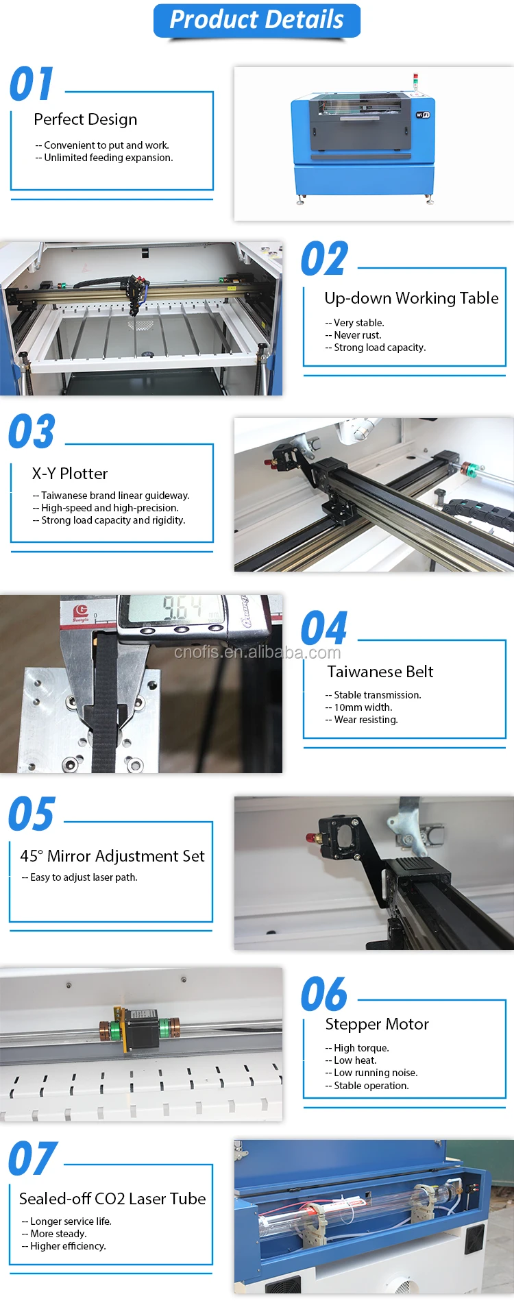 New Design 4060 CO2 Laser Cutting Engraving Machine Wood Leather Paper Rubber Plywood Crystal AI DST PLT Available Yiwu