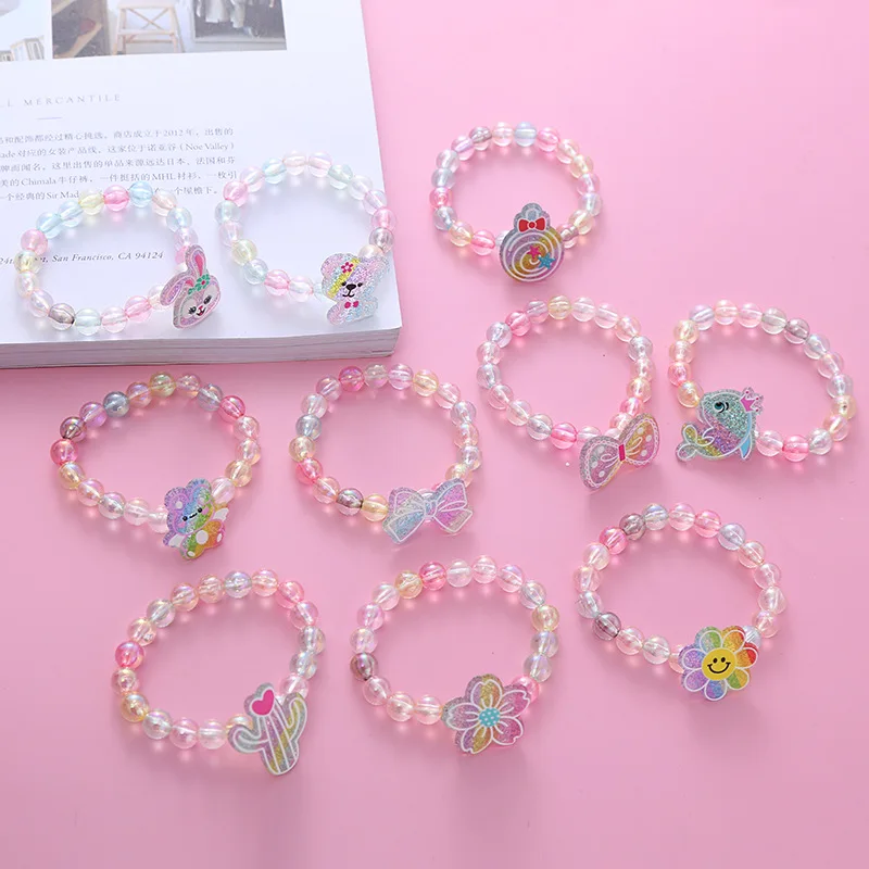 Wholesale Bright Pink Environmental Protection Acrylic Children's Bracelets Small Animal Beaded Cartoon Bracelets
Wholesale Bright Pink Environmental Protection Acrylic Children's Bracelets Small Animal Beaded Cartoon Bracelets