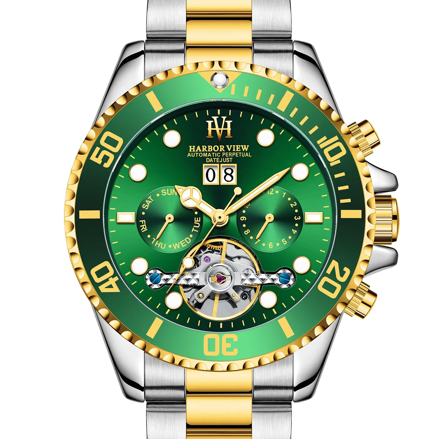 Luxury Brand Multifunctional Diver Watch OEM Men's Automatic Mechanical Watch 8005, Black, gold, silver
Luxury Brand Multifunctional Diver Watch OEM Men's Automatic Mechanical Watch 8005, Black, gold, silver