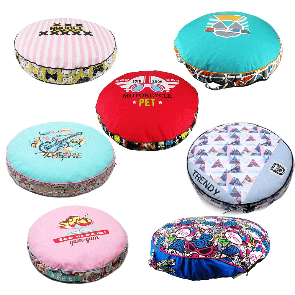 Wholesale Pet Dog Cat Round Padded Pillow Soft Comfortable Canvas Mat Bed Eco Friendly Pet Supplies Products Accessories, As photos
Wholesale Pet Dog Cat Round Padded Pillow Soft Comfortable Canvas Mat Bed Eco Friendly Pet Supplies Products Accessories, As photos