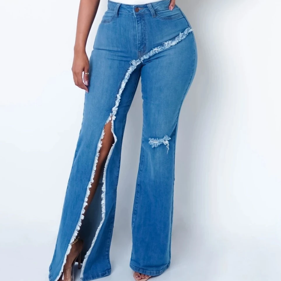 2021 Fashionable Trending Tassel Long Jeans Women'S Pants & Trousers High Waist Denim Jeans For Women Bottoms 2022 she in, Blue
2021 Fashionable Trending Tassel Long Jeans Women'S Pants & Trousers High Waist Denim Jeans For Women Bottoms 2022 she in, Blue