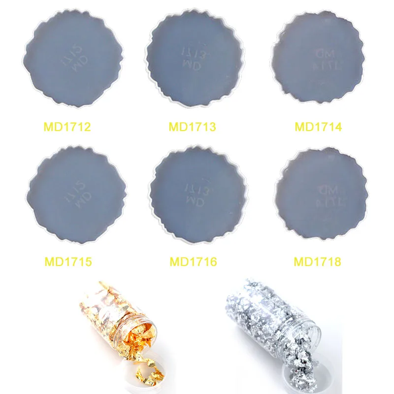 8Pcs Silicone Epoxy Irregular Coaster Mold Epoxy Tea Cup Holder Resin Mold Jewelry DIY Resin Gold Foil Process Material
8Pcs Silicone Epoxy Irregular Coaster Mold Epoxy Tea Cup Holder Resin Mold Jewelry DIY Resin Gold Foil Process Material