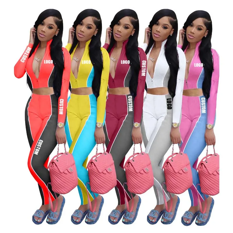 Free Shipping Ladies Winter Two Piece Sports Contrast Color Long Sleeve Women Tracksuit Set 2 Piece, Customized color
Free Shipping Ladies Winter Two Piece Sports Contrast Color Long Sleeve Women Tracksuit Set 2 Piece, Customized color
