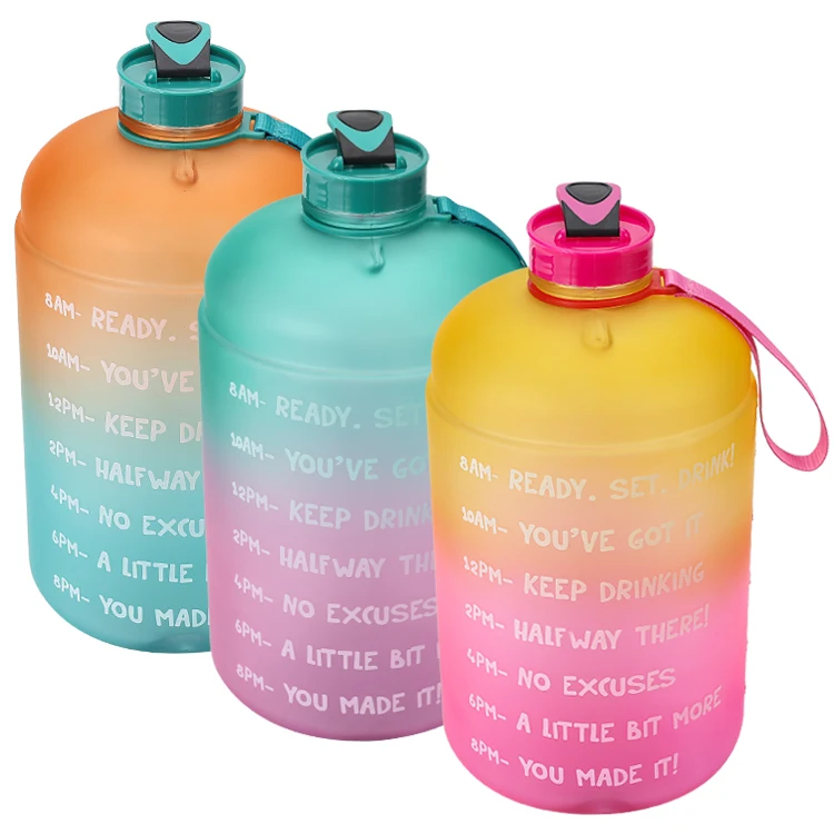 in stock 3.78L Large Capacity Water Bottle PETG Plastic remind Time Marker Fitness for Outdoor sport GYM custom packing, Customized color
in stock 3.78L Large Capacity Water Bottle PETG Plastic remind Time Marker Fitness for Outdoor sport GYM custom packing, Customized color
