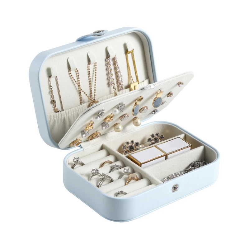 Wholesale PU Leather Travel Jewelry Box Organizer Portable Small Jewellery Box Storage Ring Earring Necklace For Girls Wedding, White,pink,navy blue,sky blue
Wholesale PU Leather Travel Jewelry Box Organizer Portable Small Jewellery Box Storage Ring Earring Necklace For Girls Wedding, White,pink,navy blue,sky blue
