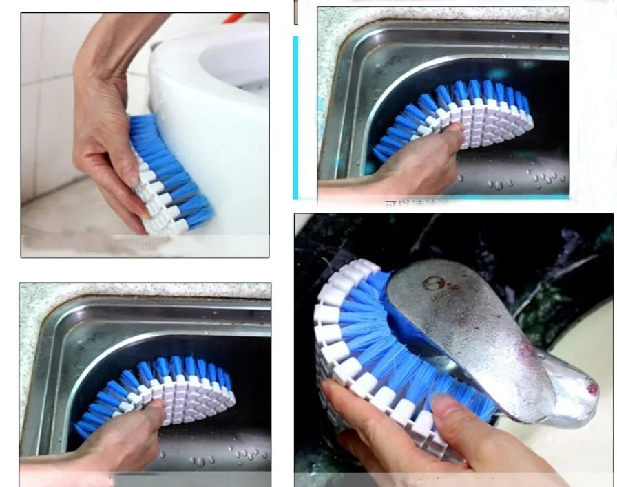 Factory Wholesale 360 Flexible Sink Bathroom Toilet Cleaning Brush