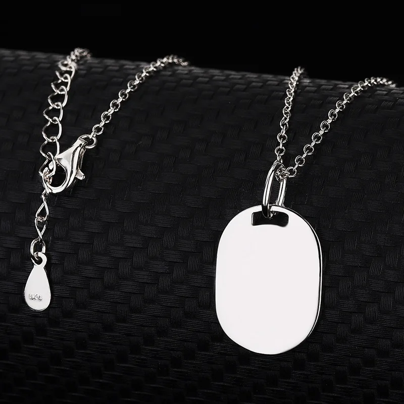 Personalized Fine Jewelry Engraving Photo Dog Tags Pure 925 Sterling Silver Print Photo Memorial Pendant Necklace For Gift
Personalized Fine Jewelry Engraving Photo Dog Tags Pure 925 Sterling Silver Print Photo Memorial Pendant Necklace For Gift