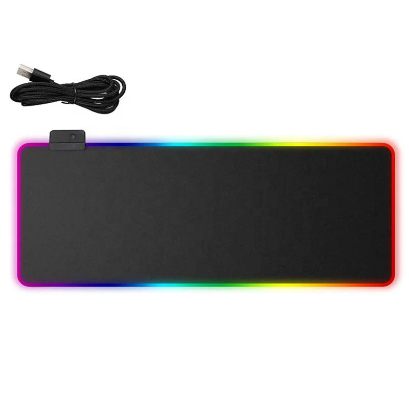 Phantom color breathing backlit LED light mouse pad gift home non-slip USB glowing big large mouse pad, Customer designs
Phantom color breathing backlit LED light mouse pad gift home non-slip USB glowing big large mouse pad, Customer designs