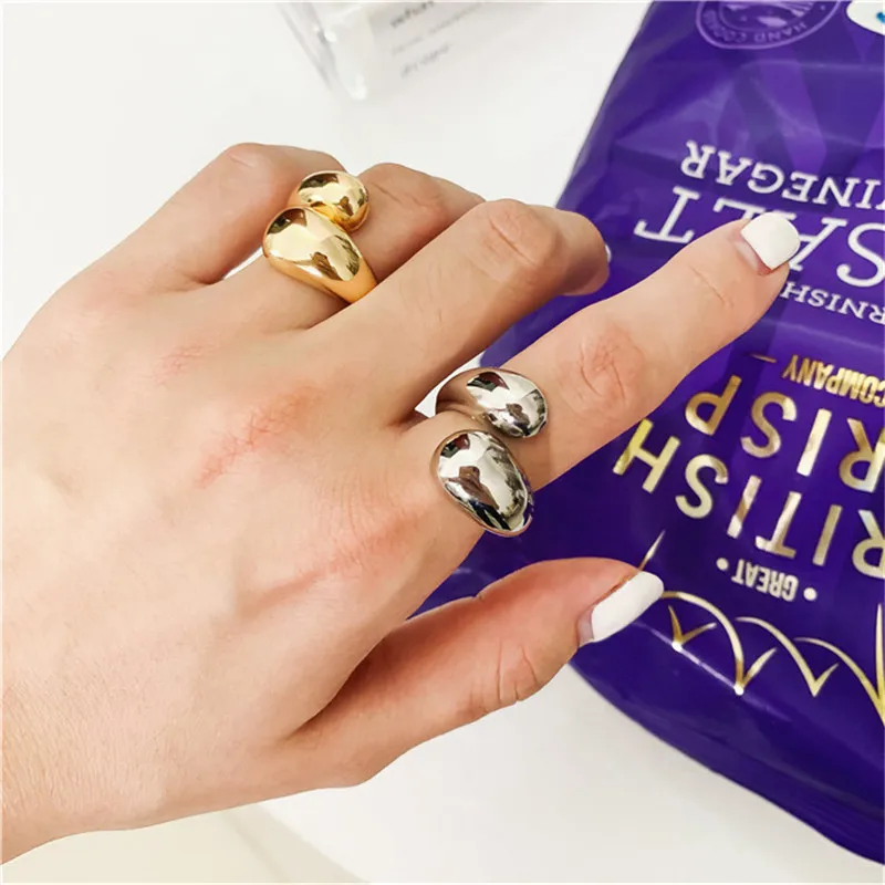 2019 Fashion Chunky Solid Gold Rings for Women Wide Stacking Geometric Rings Stylish Rings Wholesale, Gold/silver
2019 Fashion Chunky Solid Gold Rings for Women Wide Stacking Geometric Rings Stylish Rings Wholesale, Gold/silver