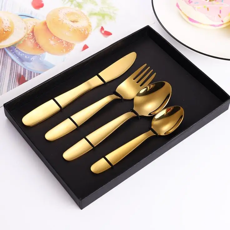 Wholesale Gold Silverware Kitchen Box Children Flatware Stainless Steel Spoon And Fork Kids Cutlery Set, Silver/gold/rose gold/colorful/black
Wholesale Gold Silverware Kitchen Box Children Flatware Stainless Steel Spoon And Fork Kids Cutlery Set, Silver/gold/rose gold/colorful/black
