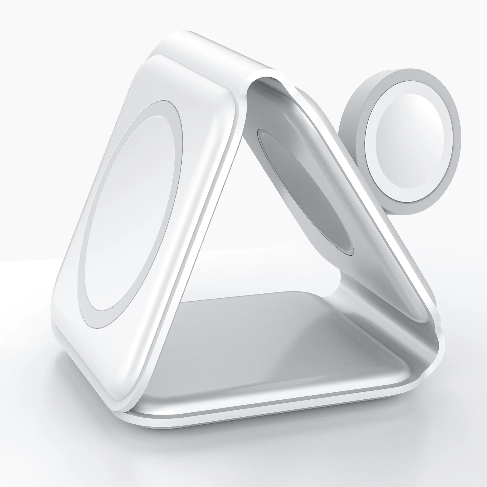QGeeM Nano 3 in 1 Wireless Charger Magnetic Foldable Charging Pad(Adapter Included) Compatible with AirPods Pro,Apple Watch, Black+white
QGeeM Nano 3 in 1 Wireless Charger Magnetic Foldable Charging Pad(Adapter Included) Compatible with AirPods Pro,Apple Watch, Black+white