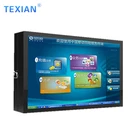 China factory 55 65 inch wall mount capacitance touch advertising machine outdoor lcd digital signage screen