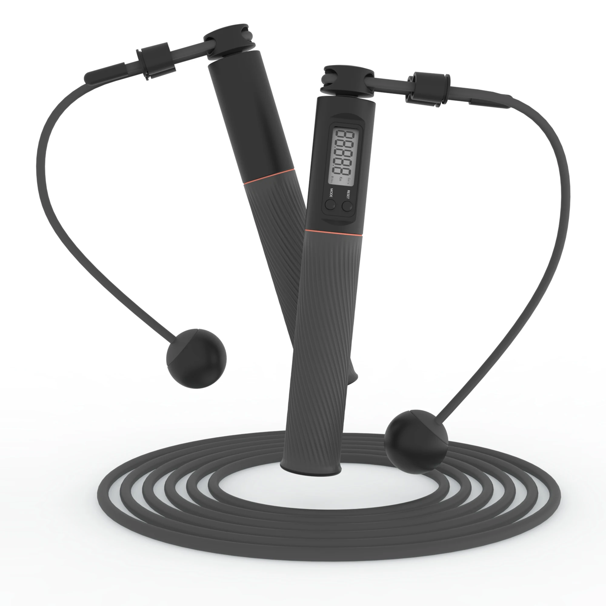 JY attractive smart cable electronique corde a sauter sans fil materiel de gym, Black
JY attractive smart cable electronique corde a sauter sans fil materiel de gym, Black