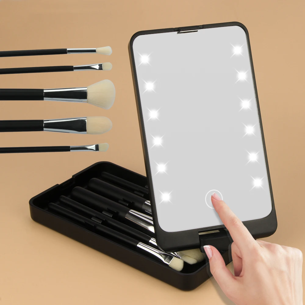 BM04 Makeup Brush Set with Mirror, Customized