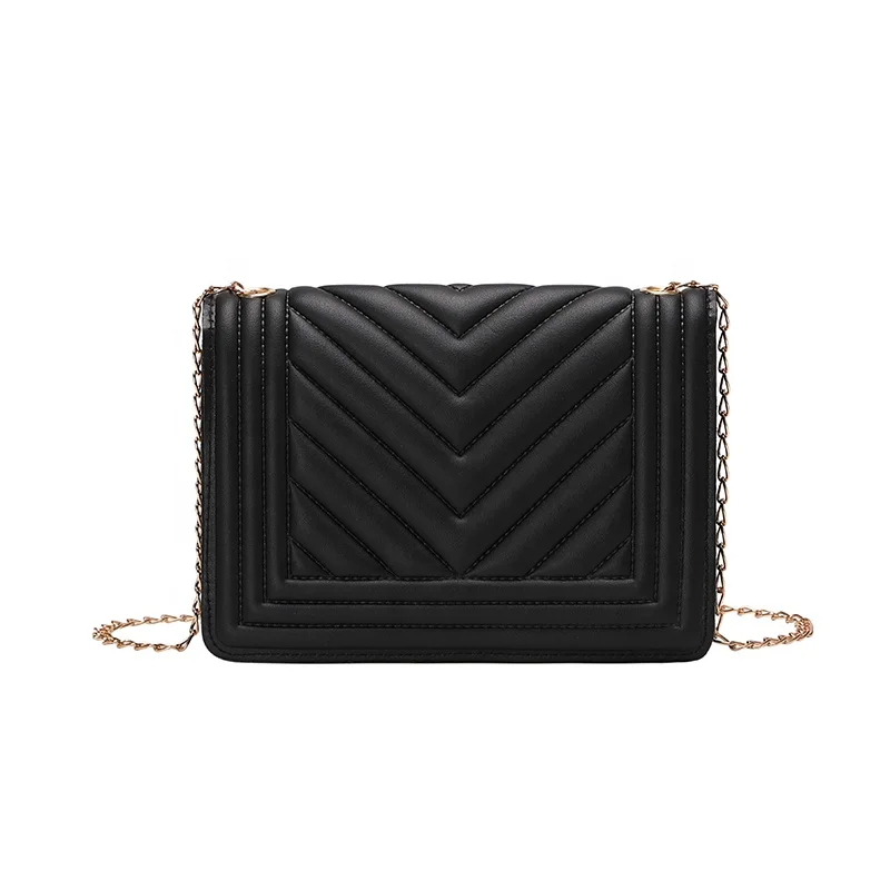 V shaped square chain shopping essential sling bag for women fashionable, Black white
V shaped square chain shopping essential sling bag for women fashionable, Black white