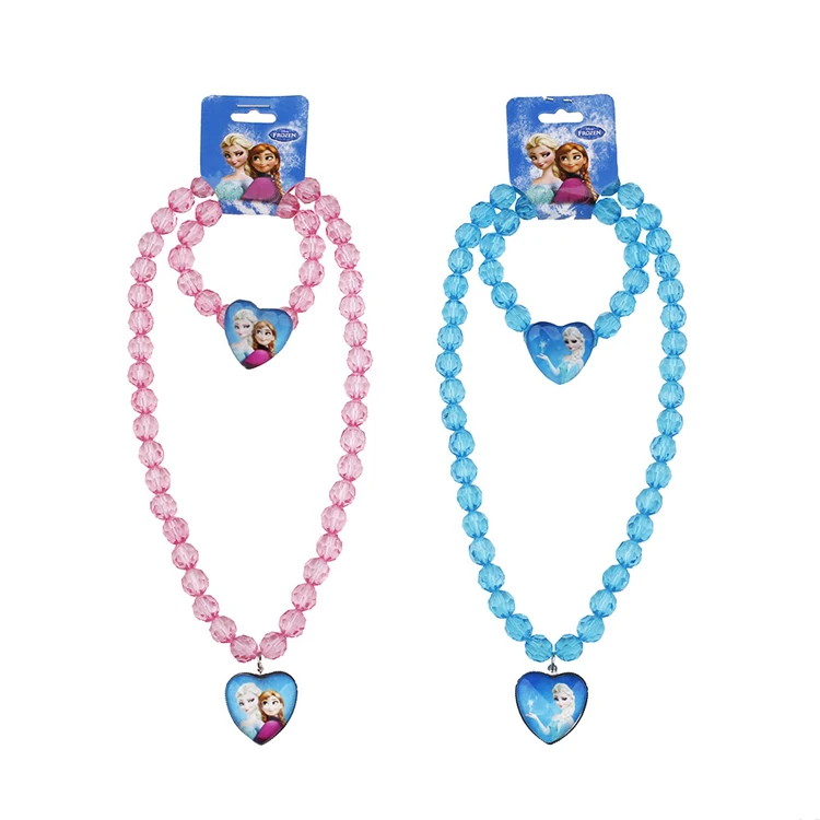 New Film Frozen Cartoon Necklace Bracelet Set Blue Crystal Necklace for Children Necklace Accessories Wholesale
New Film Frozen Cartoon Necklace Bracelet Set Blue Crystal Necklace for Children Necklace Accessories Wholesale