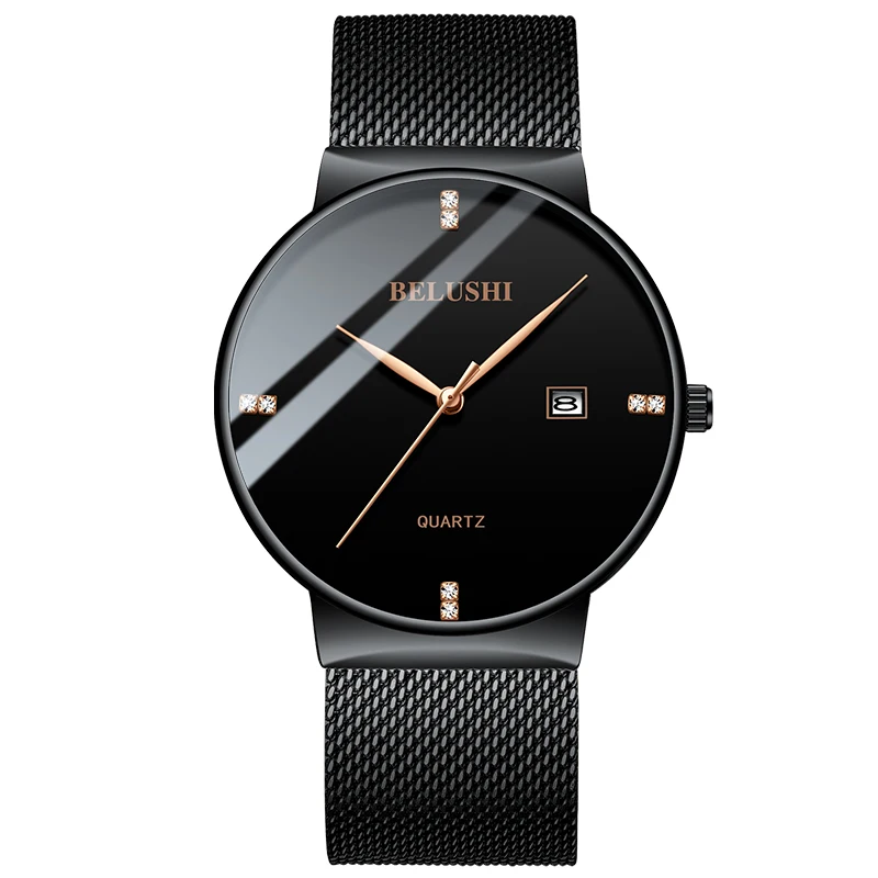 Mens Watches Fashion Ultra-Thin Steel Mesh Quartz Watch Top Luxury Brand Men Analog Business Waterproof Wrist Watch, Multi colors
Mens Watches Fashion Ultra-Thin Steel Mesh Quartz Watch Top Luxury Brand Men Analog Business Waterproof Wrist Watch, Multi colors